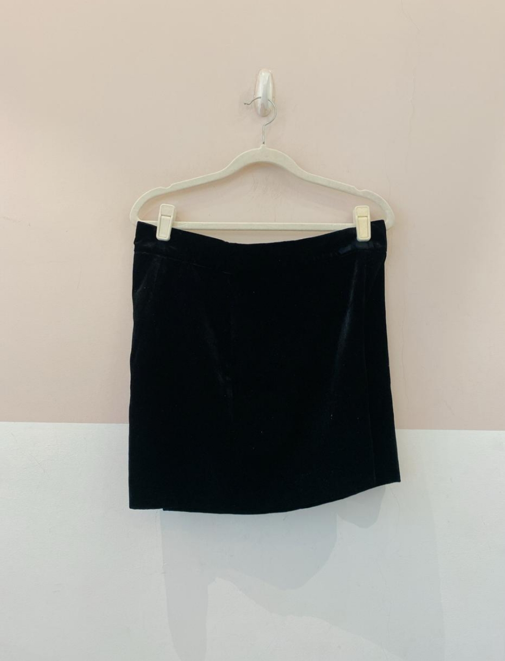 Short veludo preto Zara G