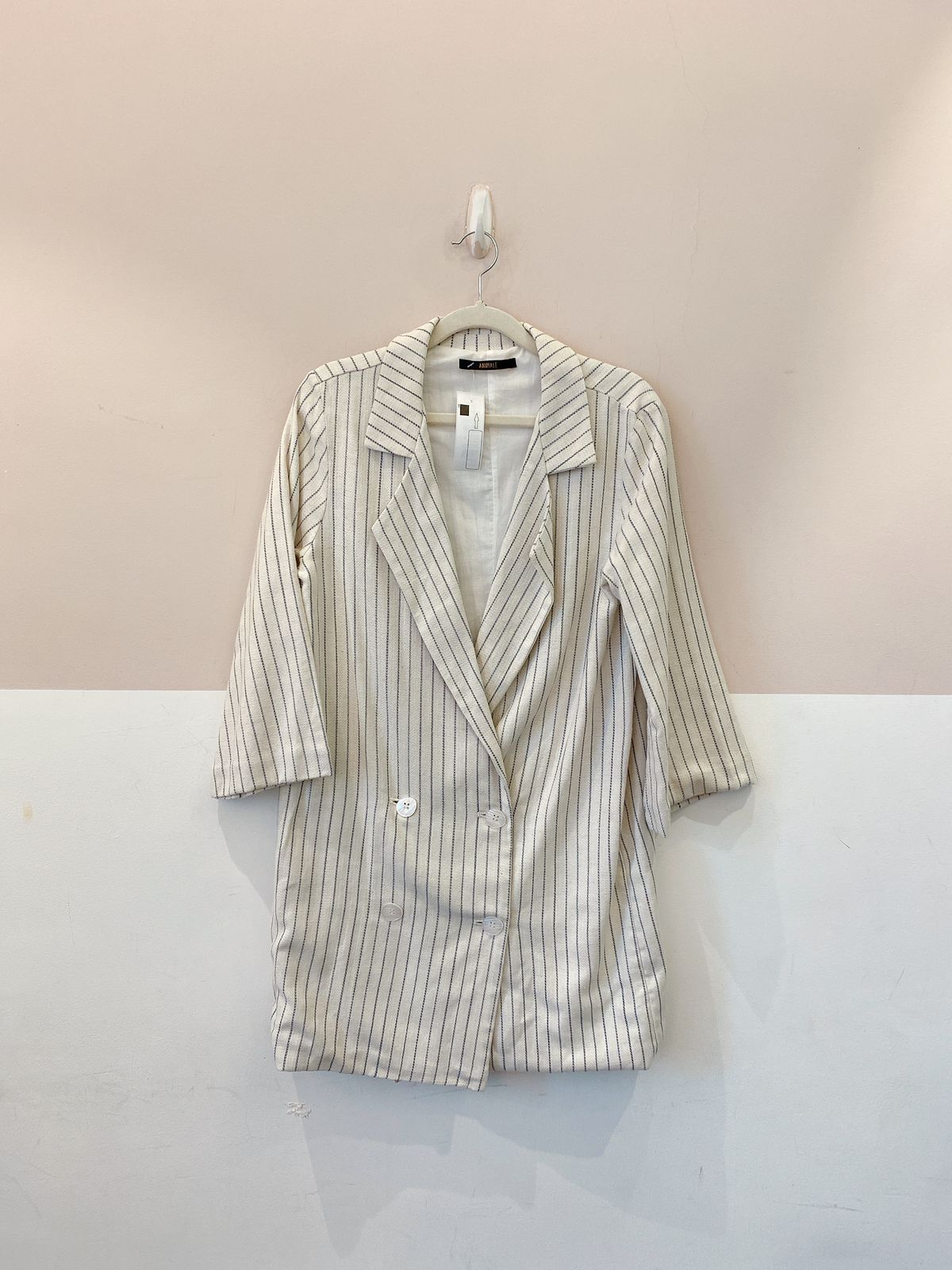 Blazer manga curta listrada Animale 36