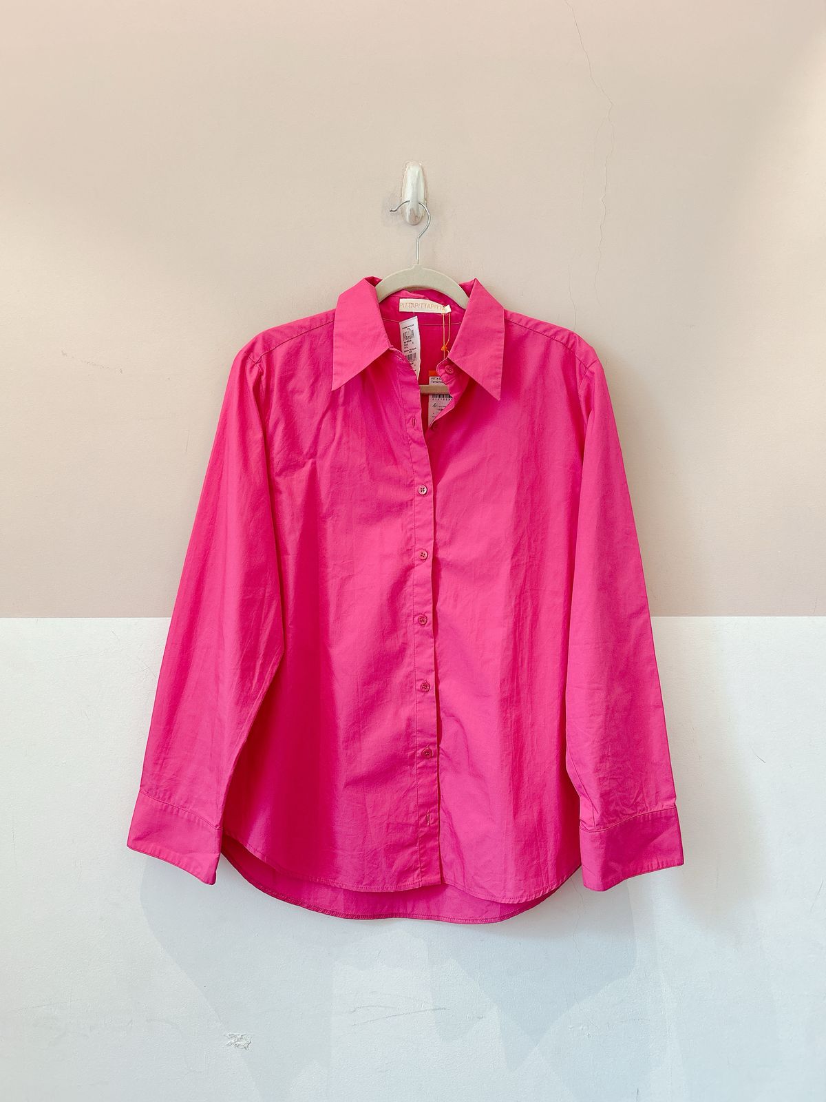 Camisa tricoline pink Pitta M