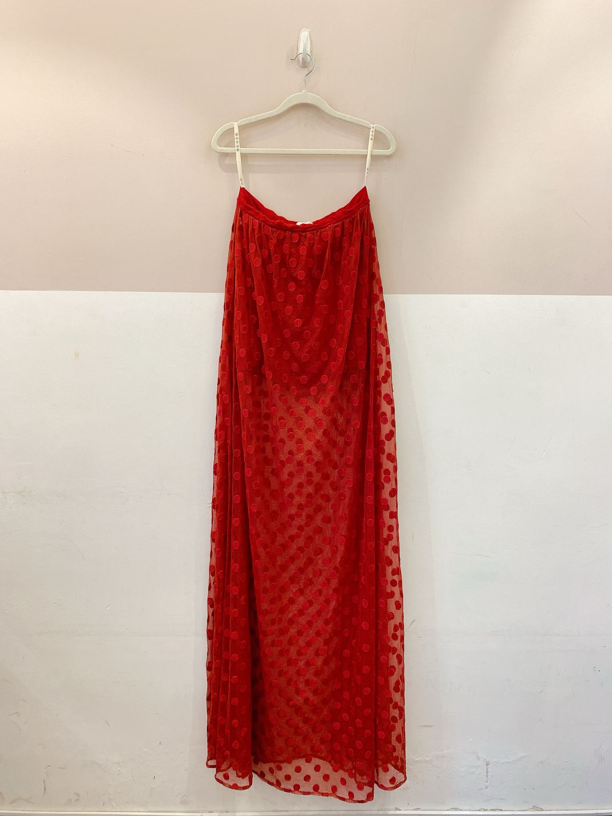 Vestido vinho poás A. Niemeyer 38