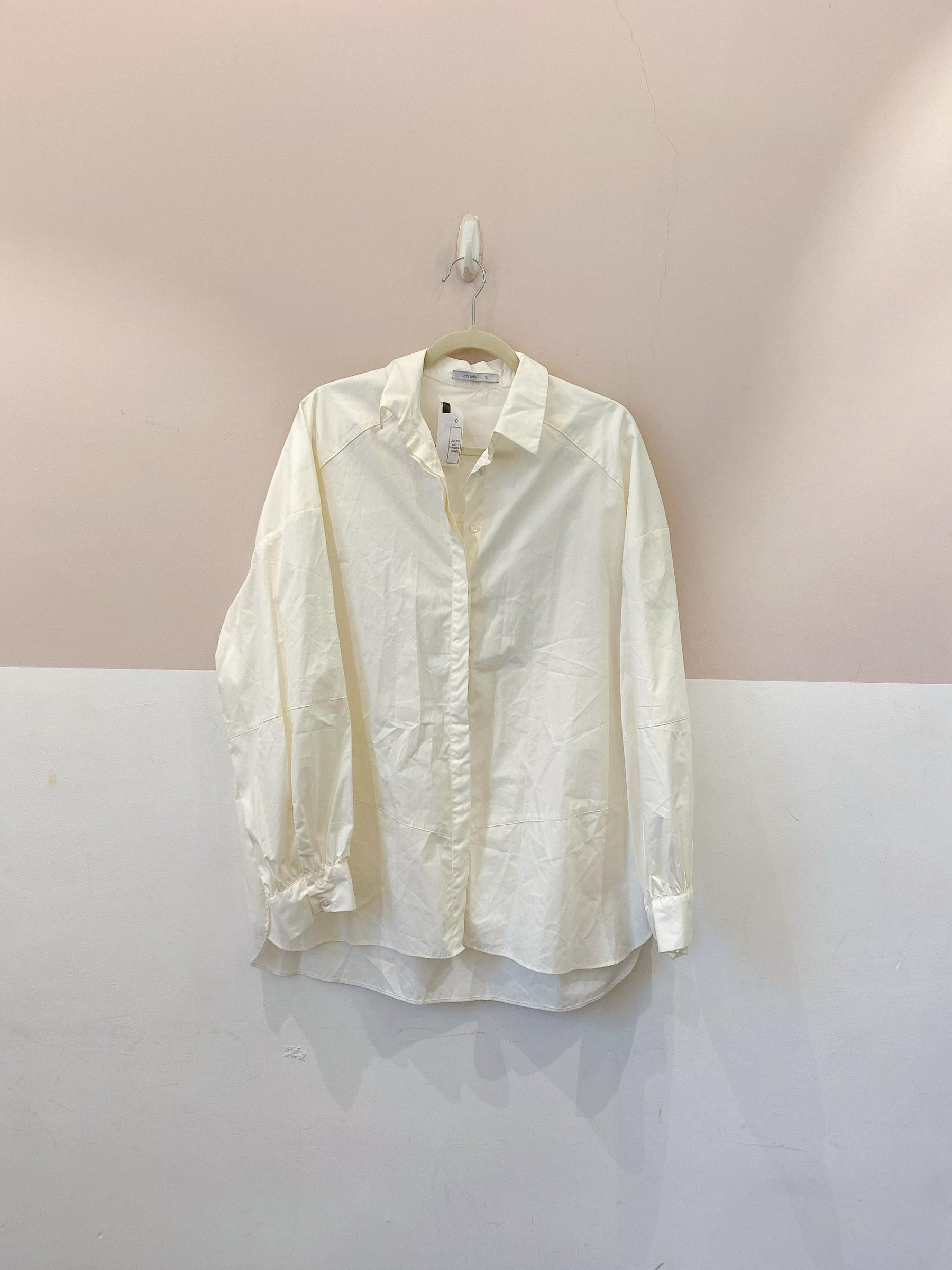 Camisa ampla off white Renner G