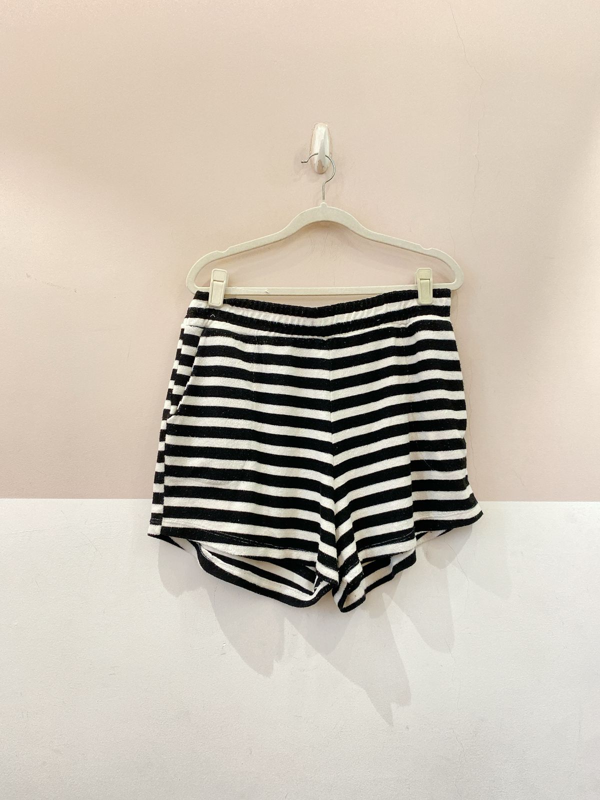 Short moletom listrado Peepou G