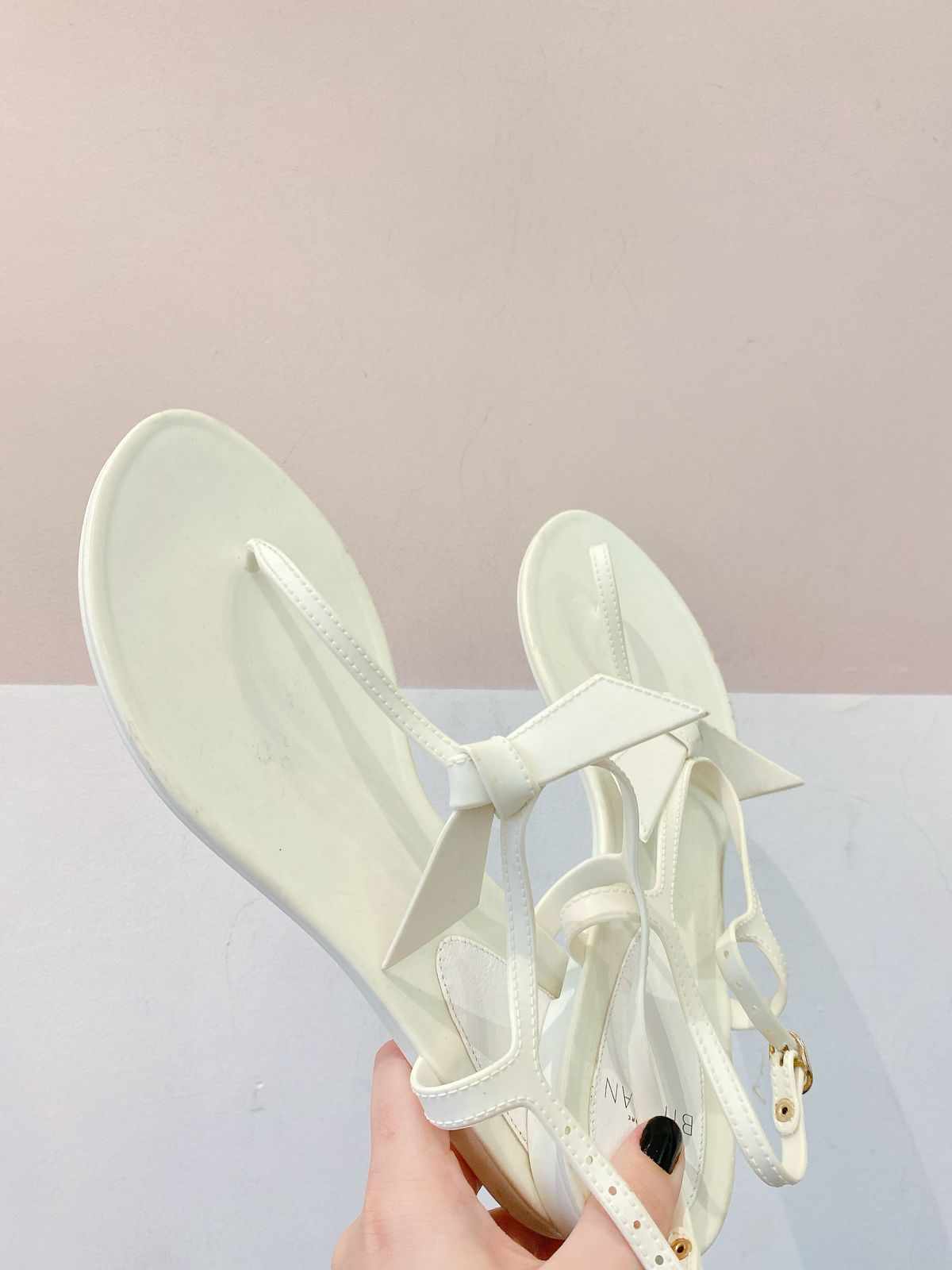 Rasteira gelo lacinho Alexandre Birman 37/38