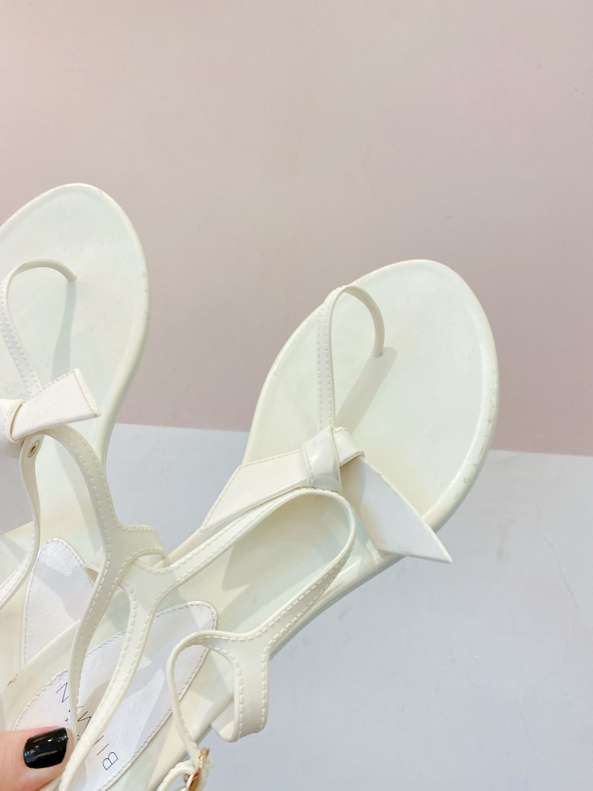 Rasteira gelo lacinho Alexandre Birman 37/38