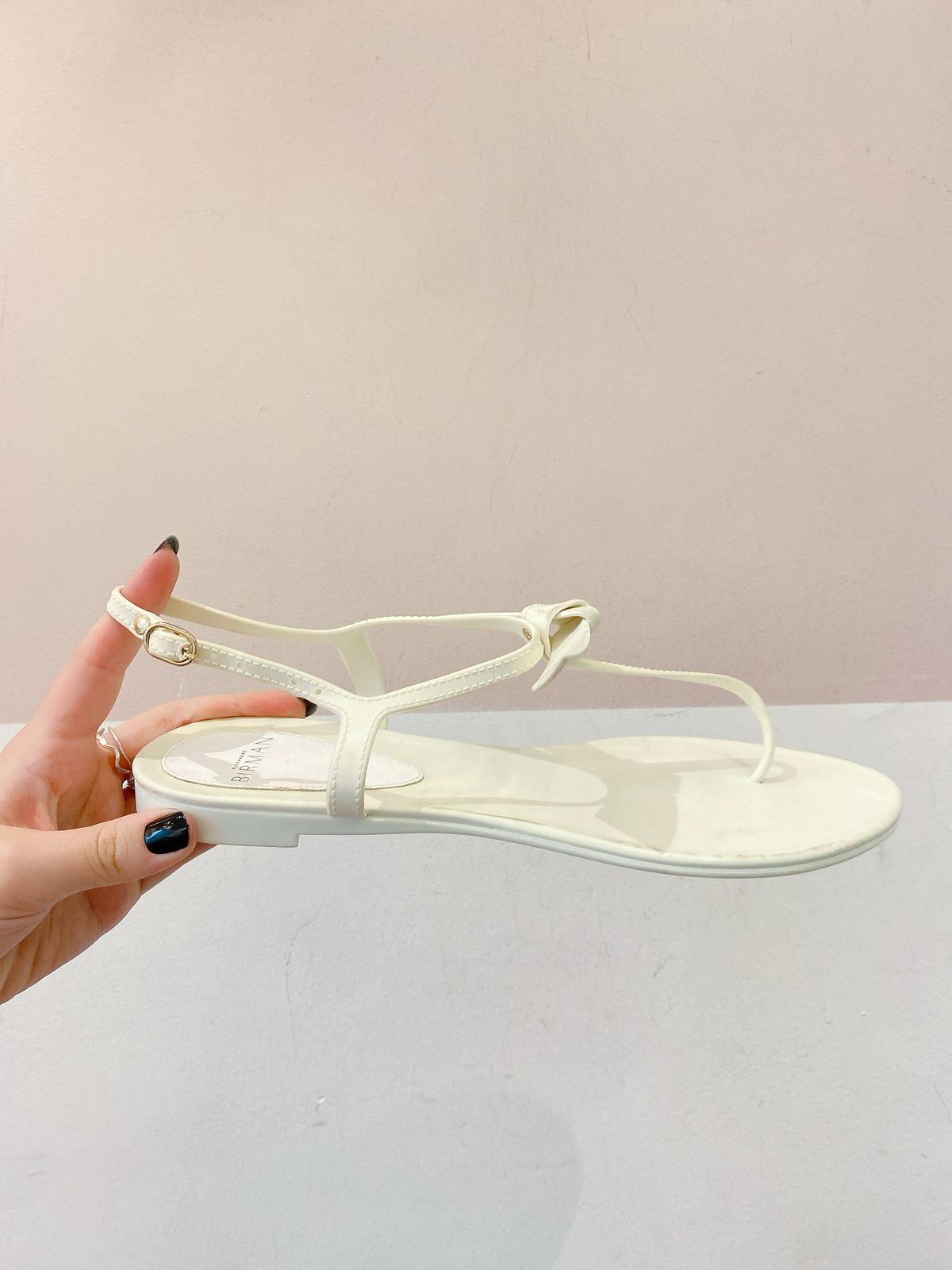 Rasteira gelo lacinho Alexandre Birman 37/38