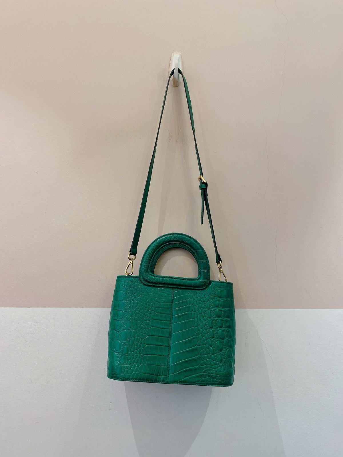 Bolsa verde croco Crizzapi