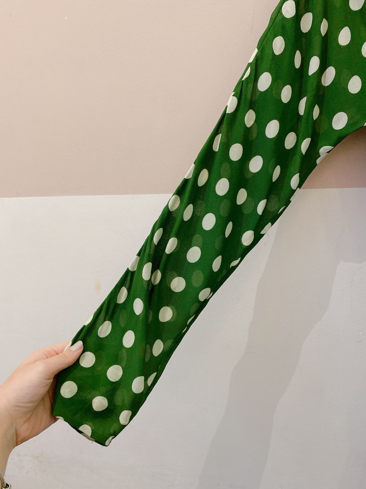 Blusa verde poás Cris Barros 40