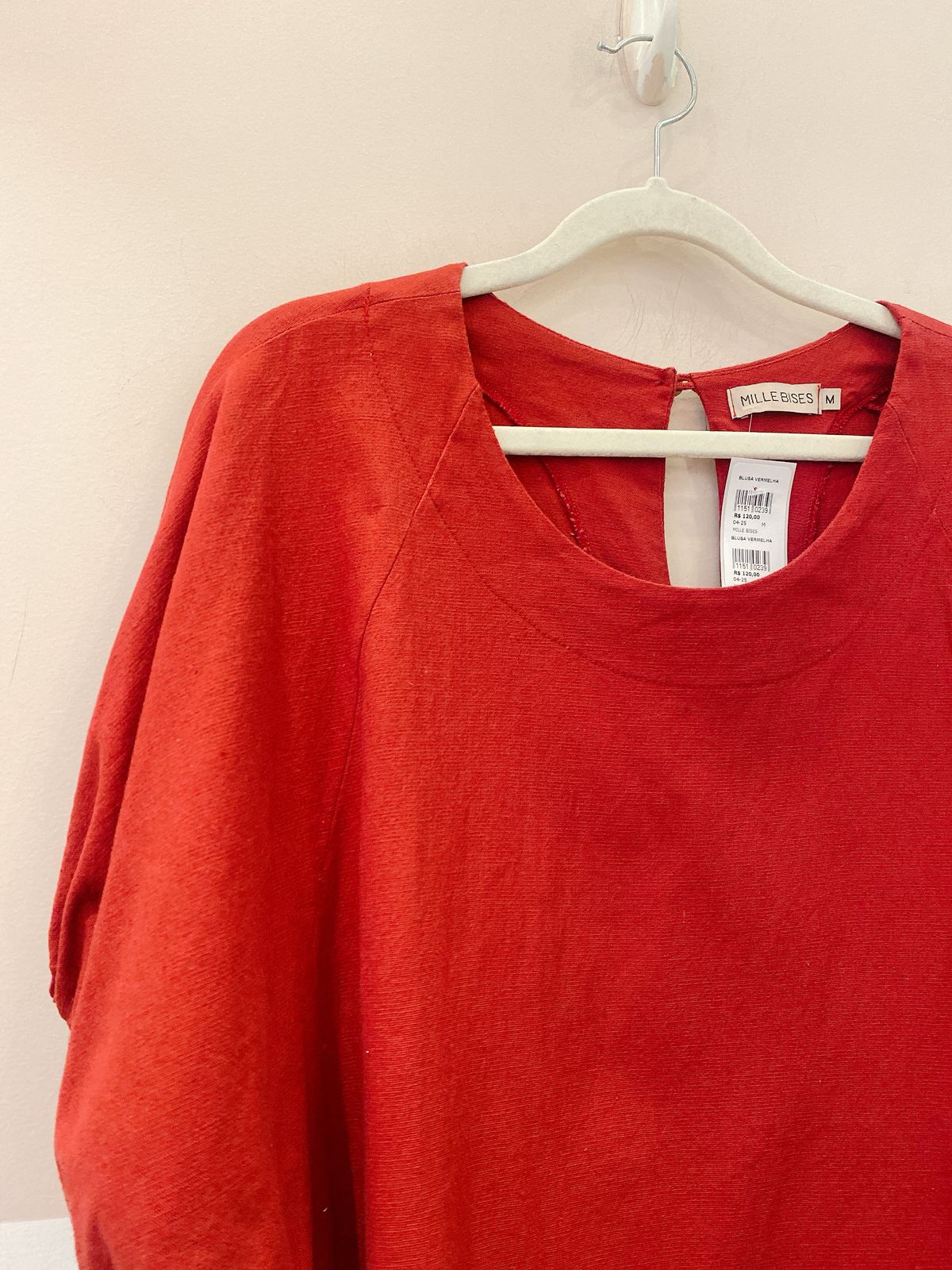 Blusa vermelha Mille Bises M