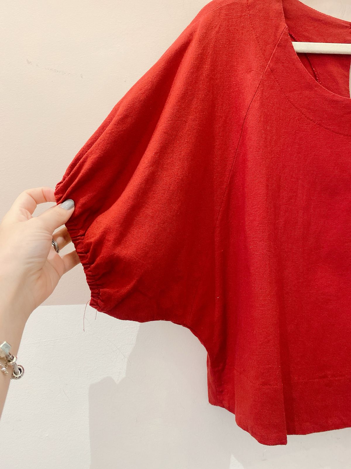 Blusa vermelha Mille Bises M