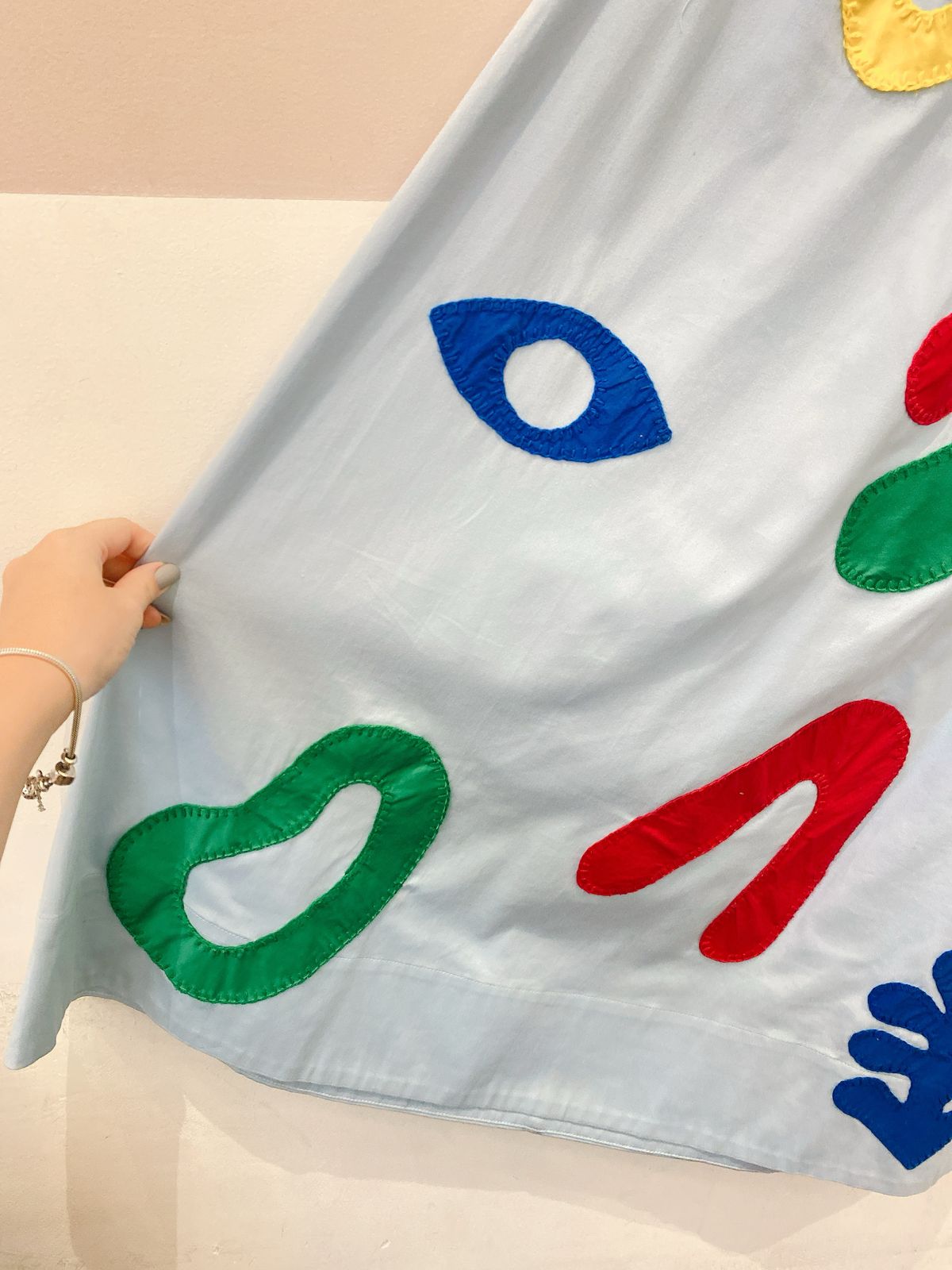 Saia longa bordados Fernanda Di Biase P