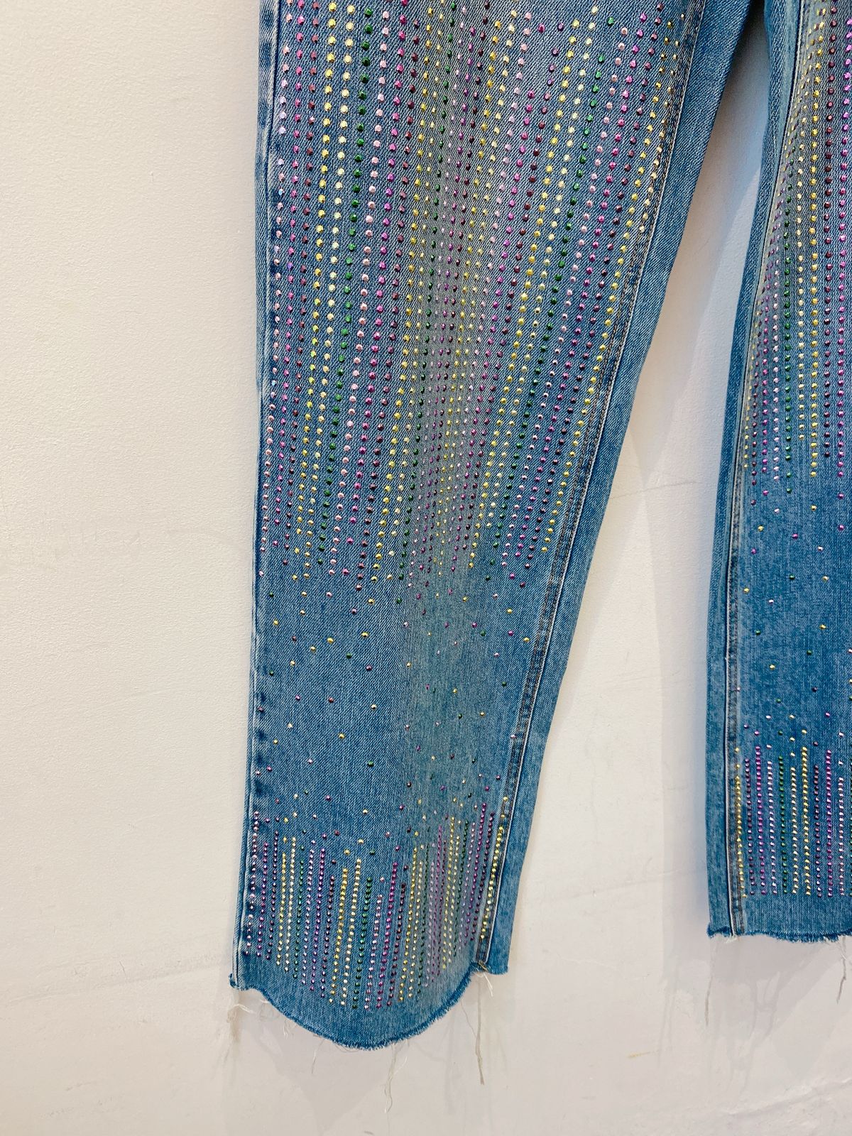 Calça jeans brilhos coloridos 2 DNM 38