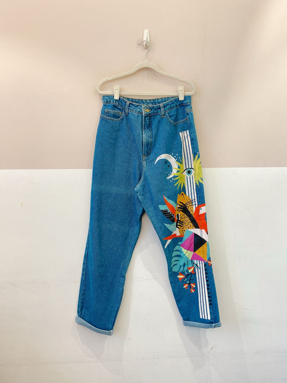 Mom jeans pintada Farm 42