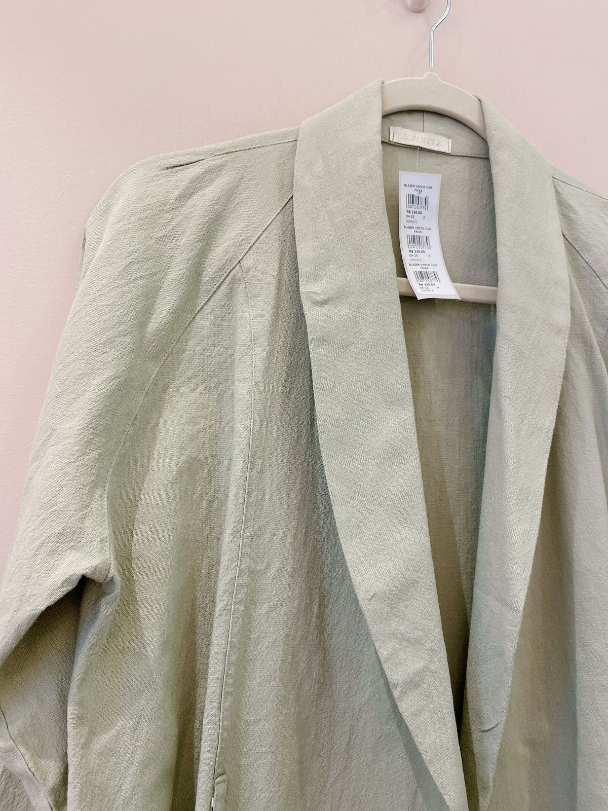 Blazer verde com faixa Infinite P