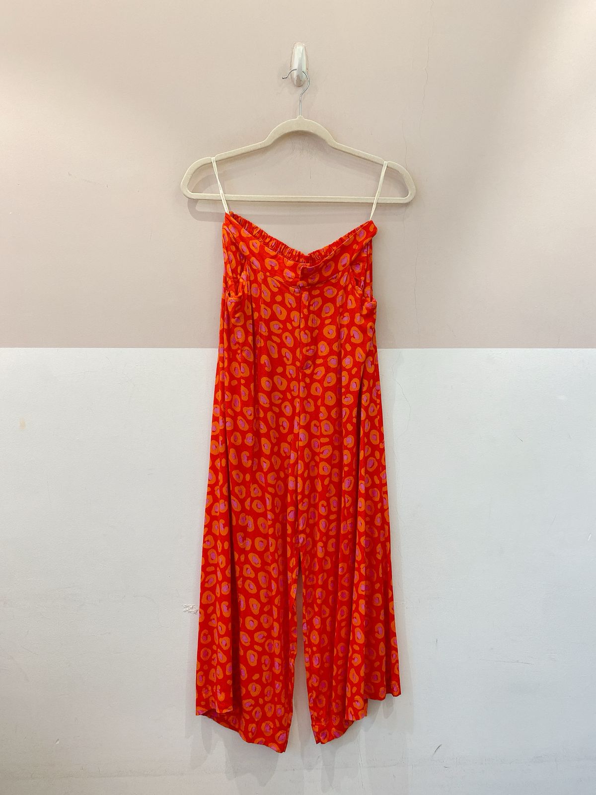 Calça coral onça Farm M