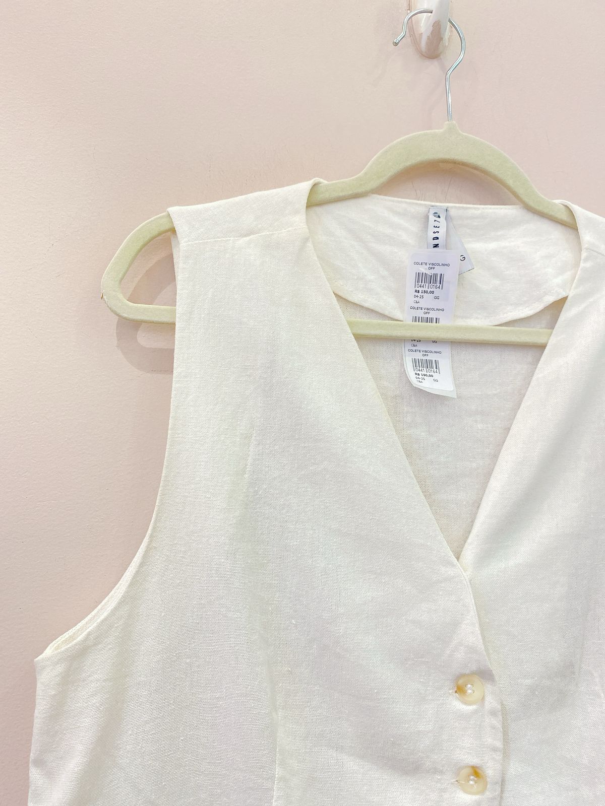 Colete viscolinho off C&A GG
