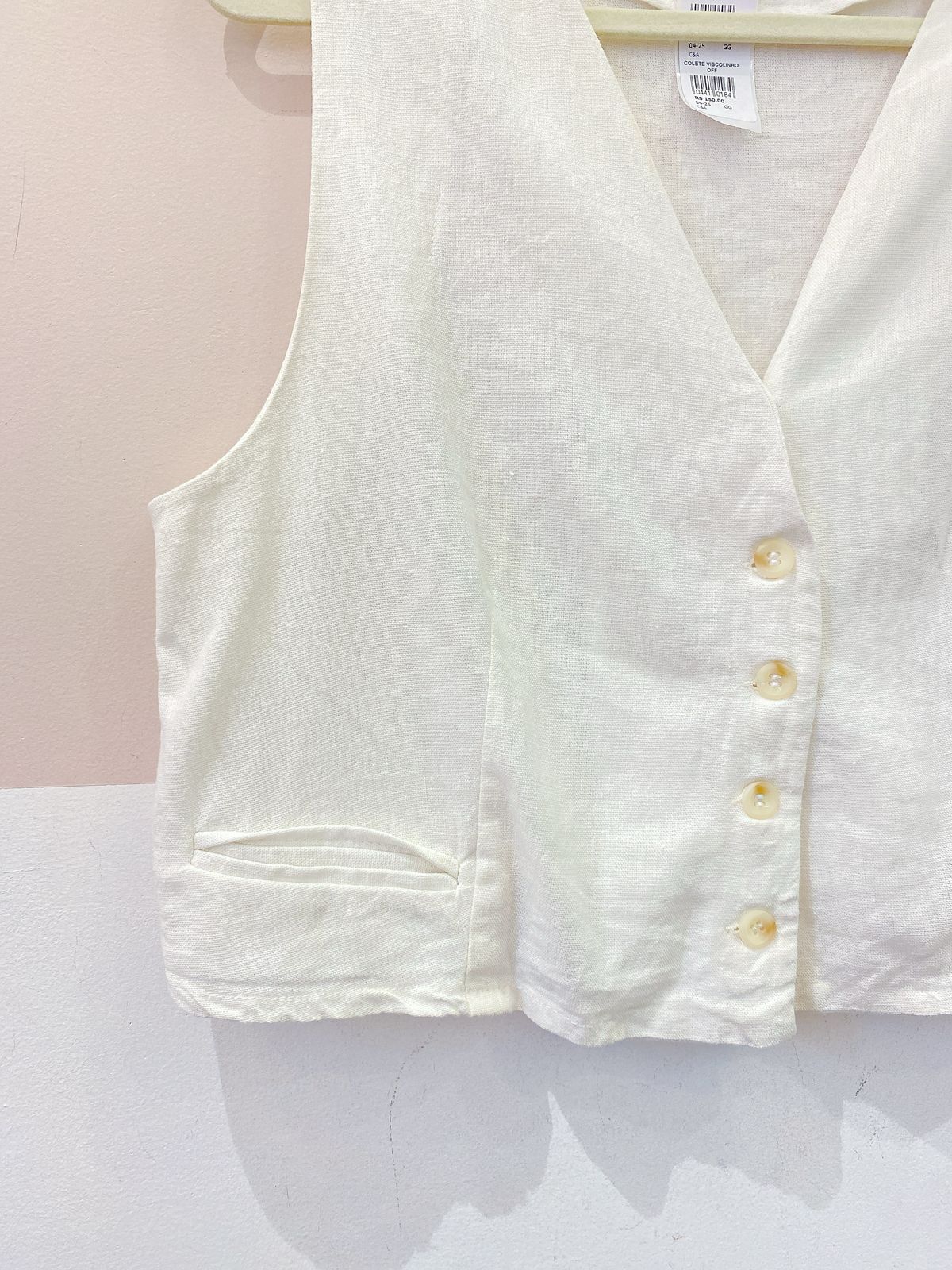Colete viscolinho off C&A GG