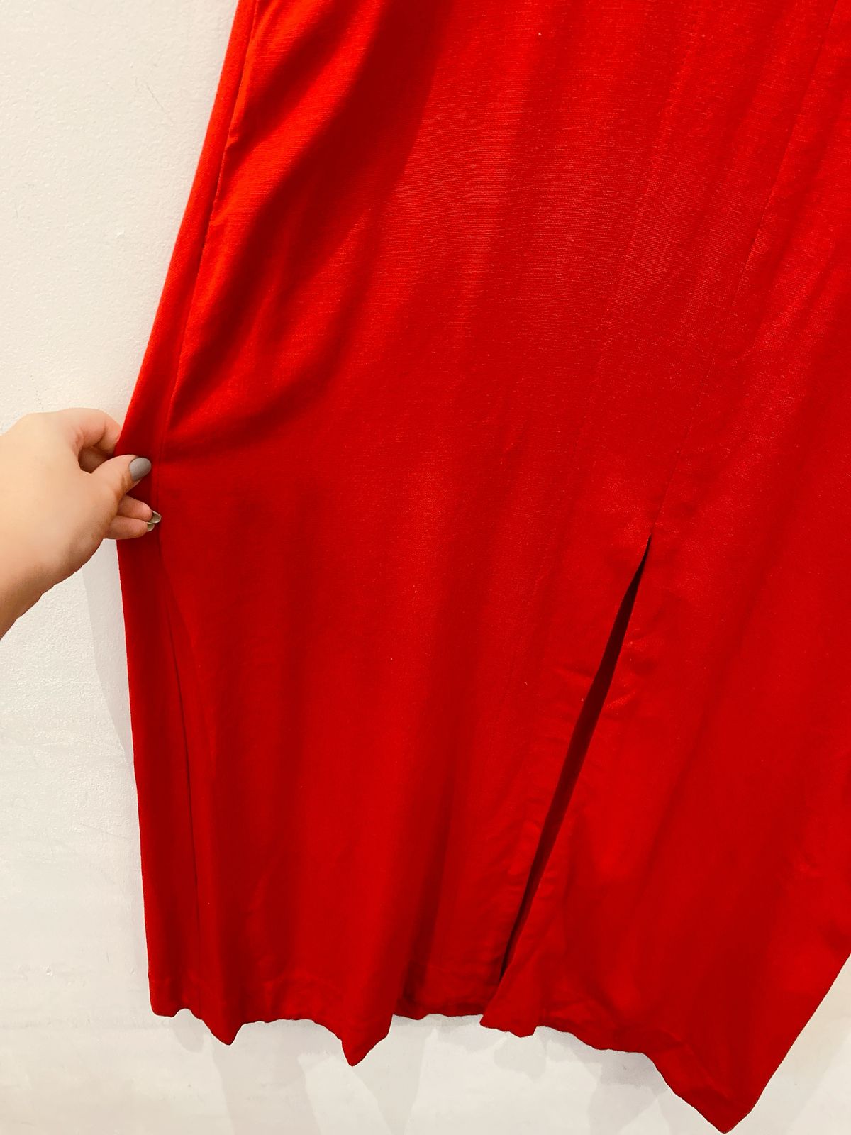 Vestido longo vermelho Pura PP