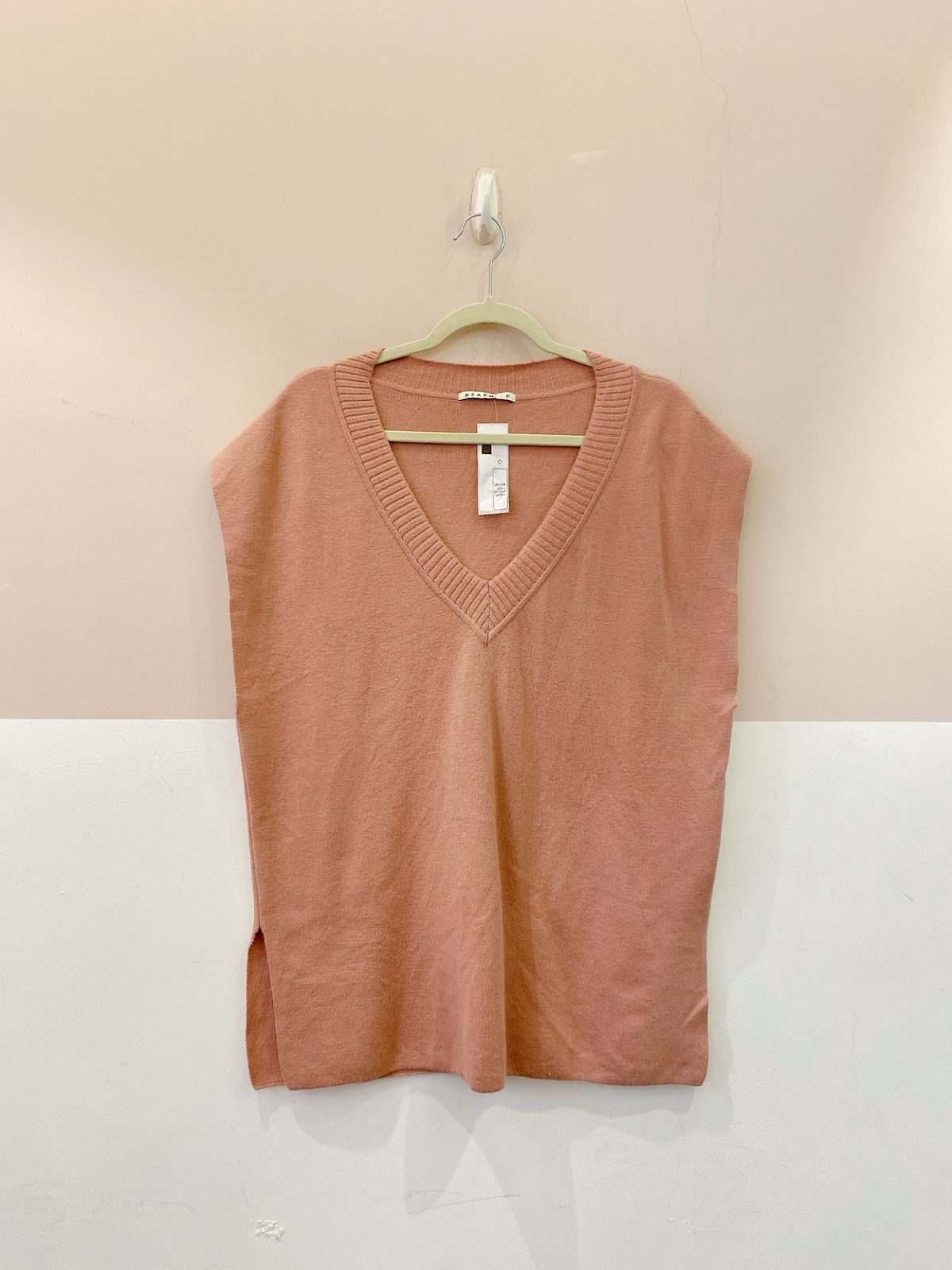 Colete tricot rosê Dzarm P