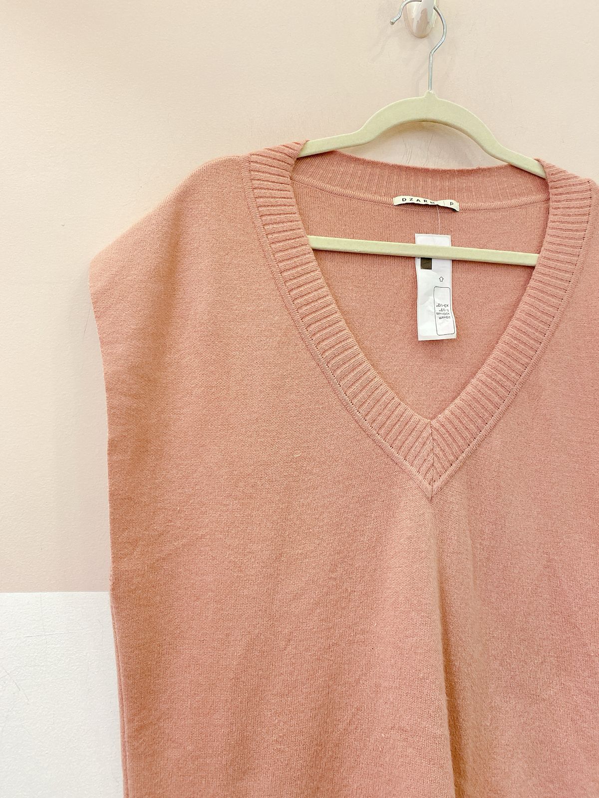 Colete tricot rosê Dzarm P