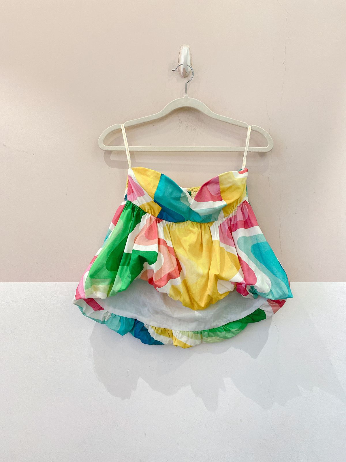 Top estampado peplum Farm P