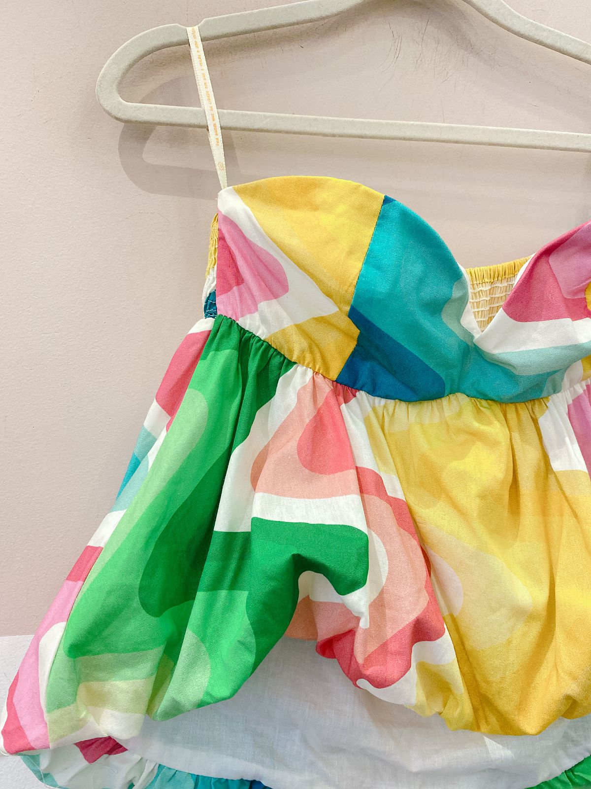 Top estampado peplum Farm P