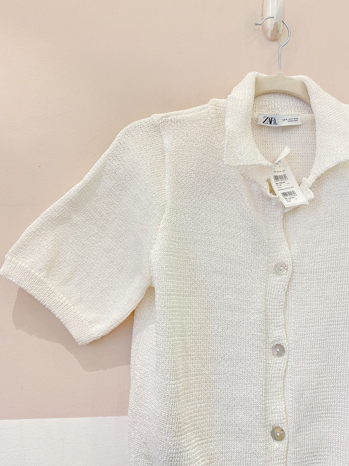 Camisa tricot off Zara M