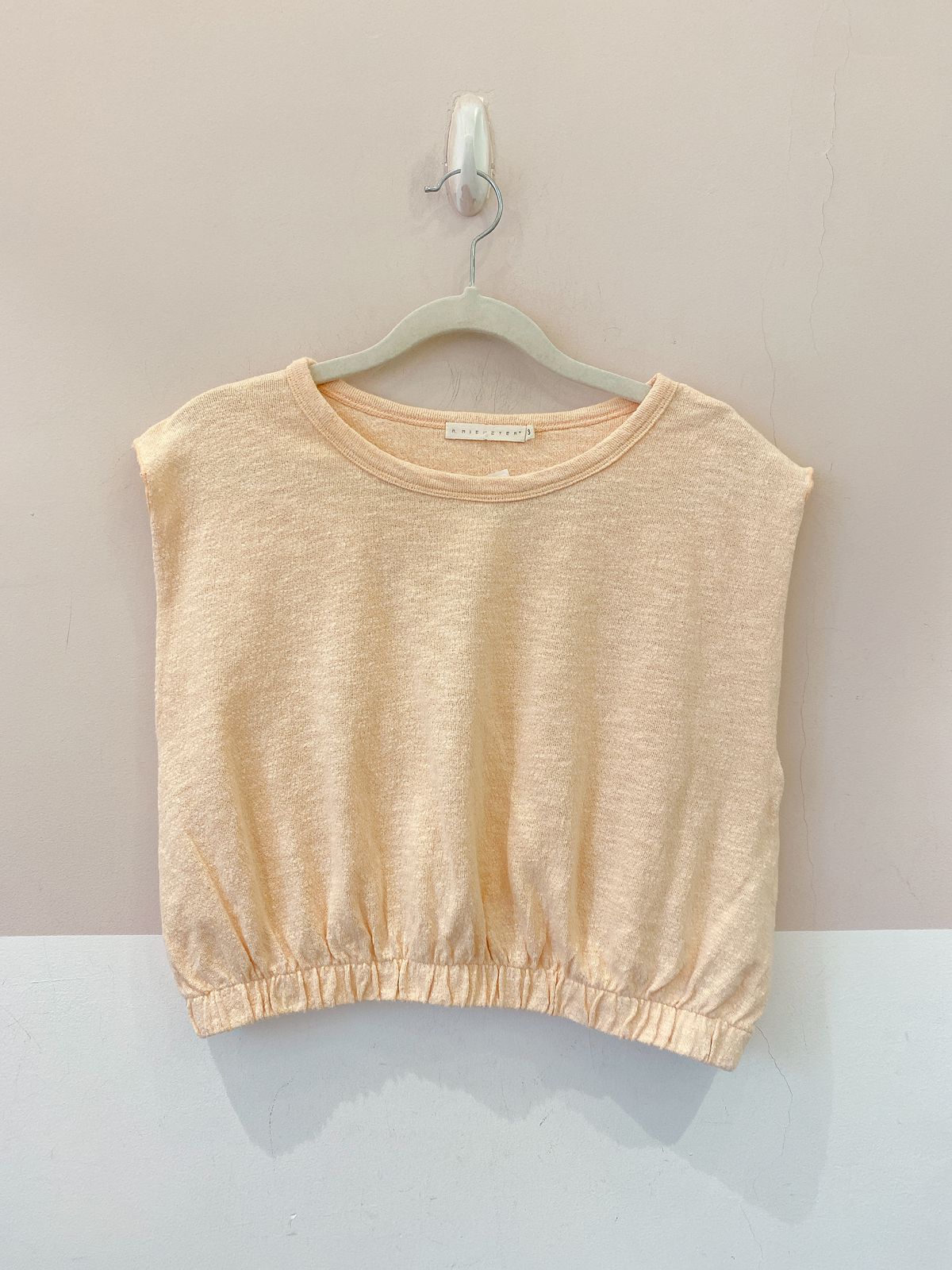 Blusa rosinha barra elástica A. Niemeyer G