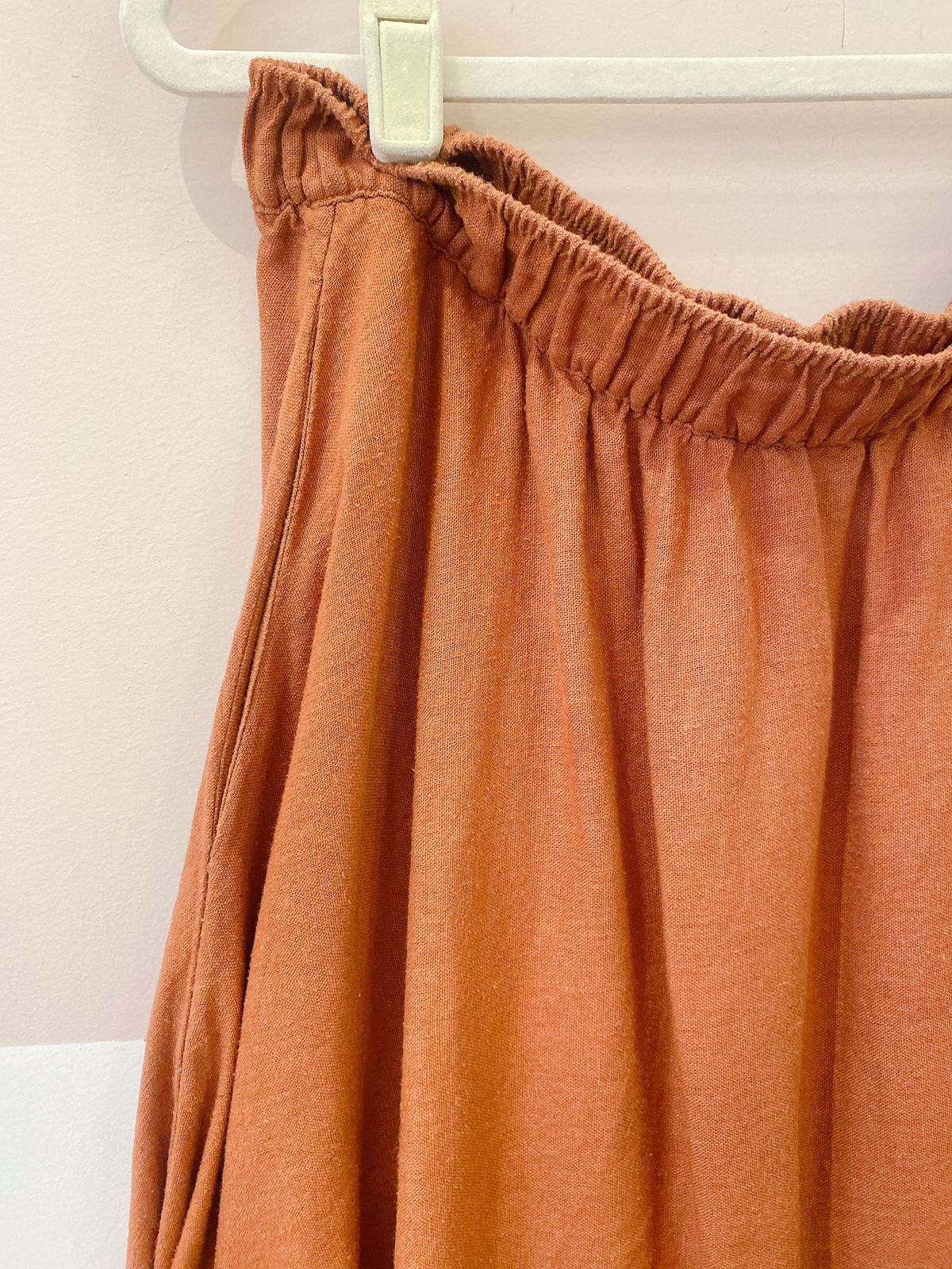 Saia midi ampla telha Indie G