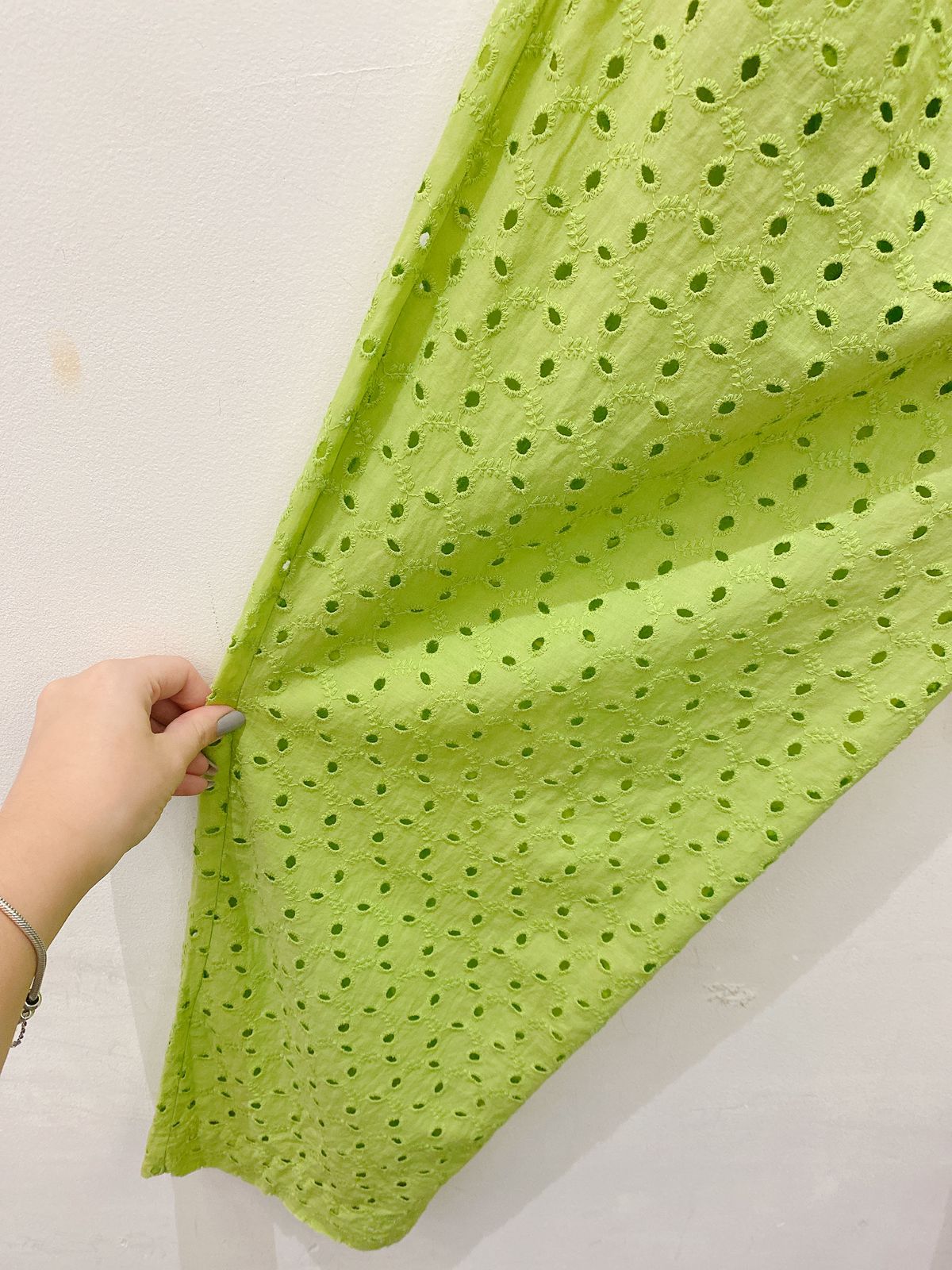 Calça verde laise Farm G