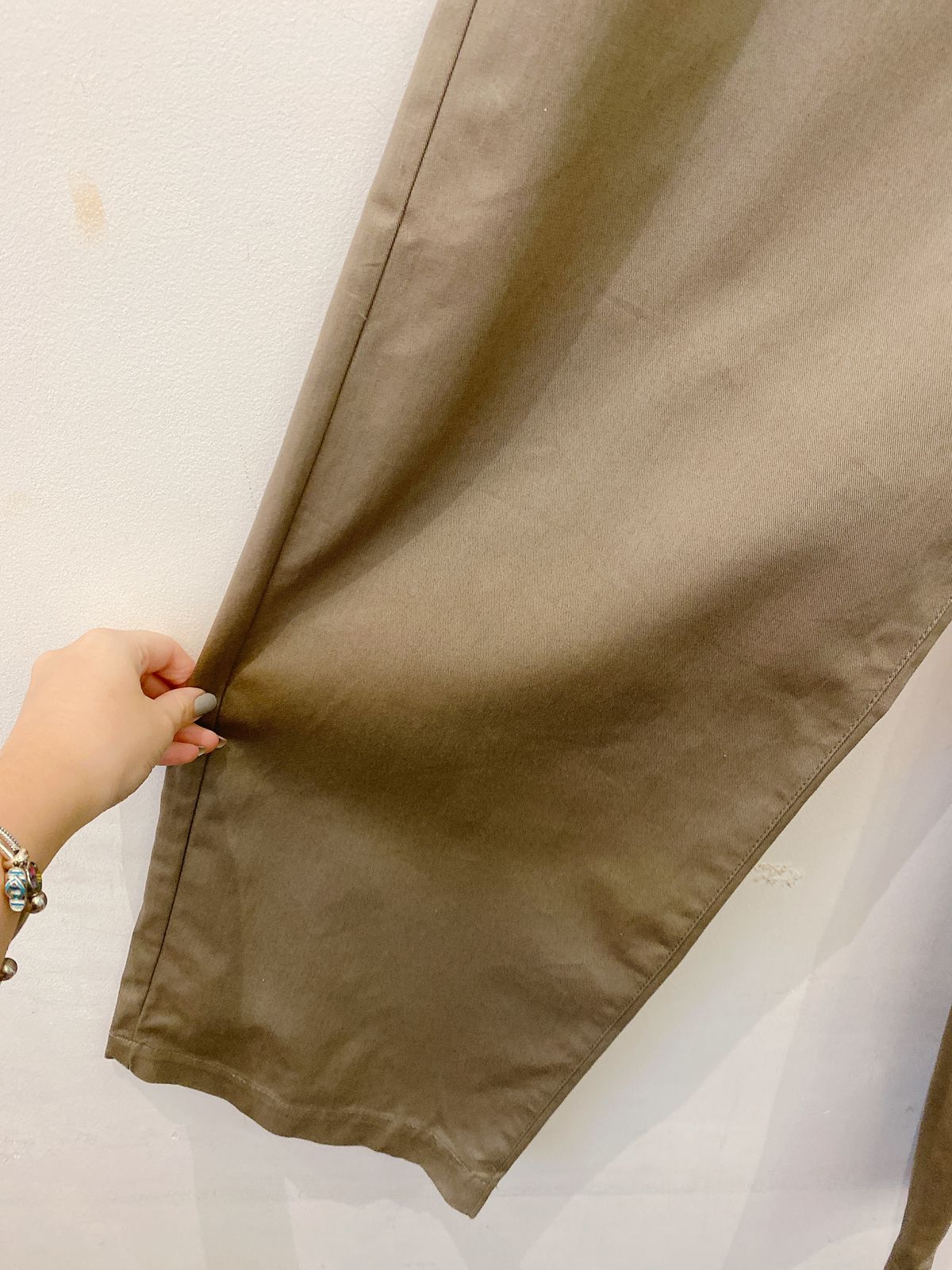 Pantalona social verde Zara G