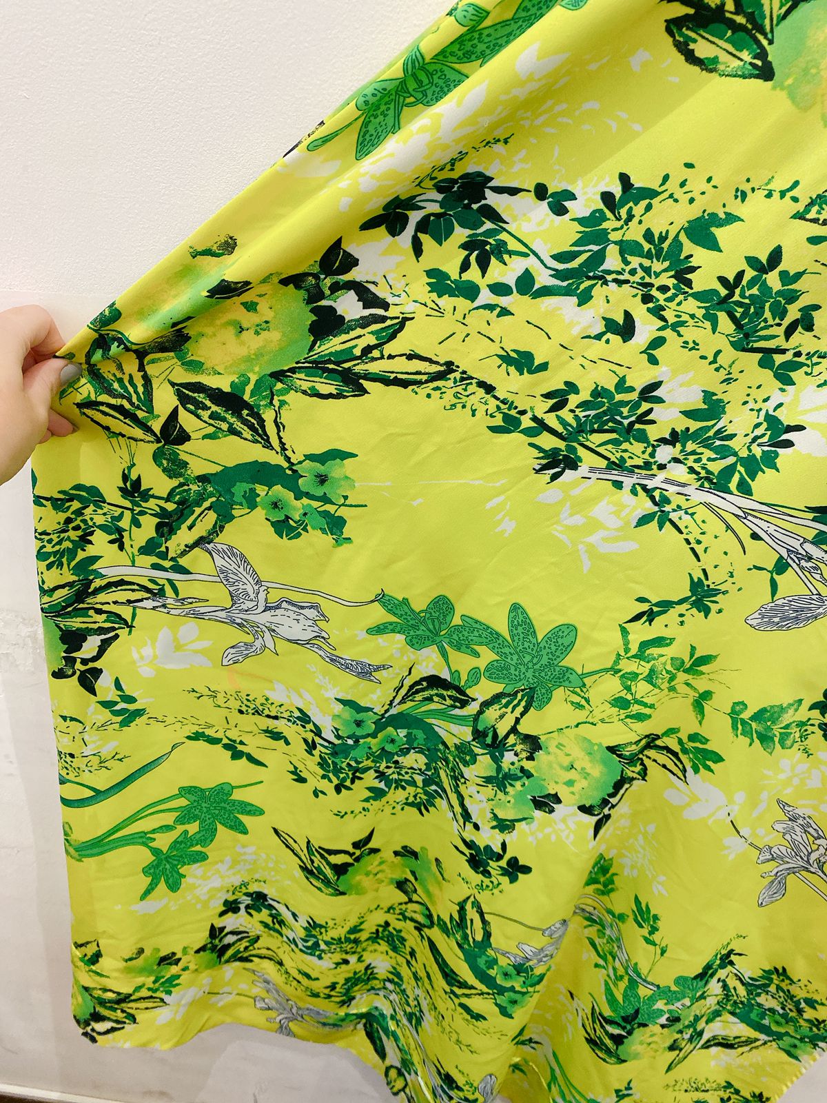 Vestido amarelo estampado Le lis blanc P