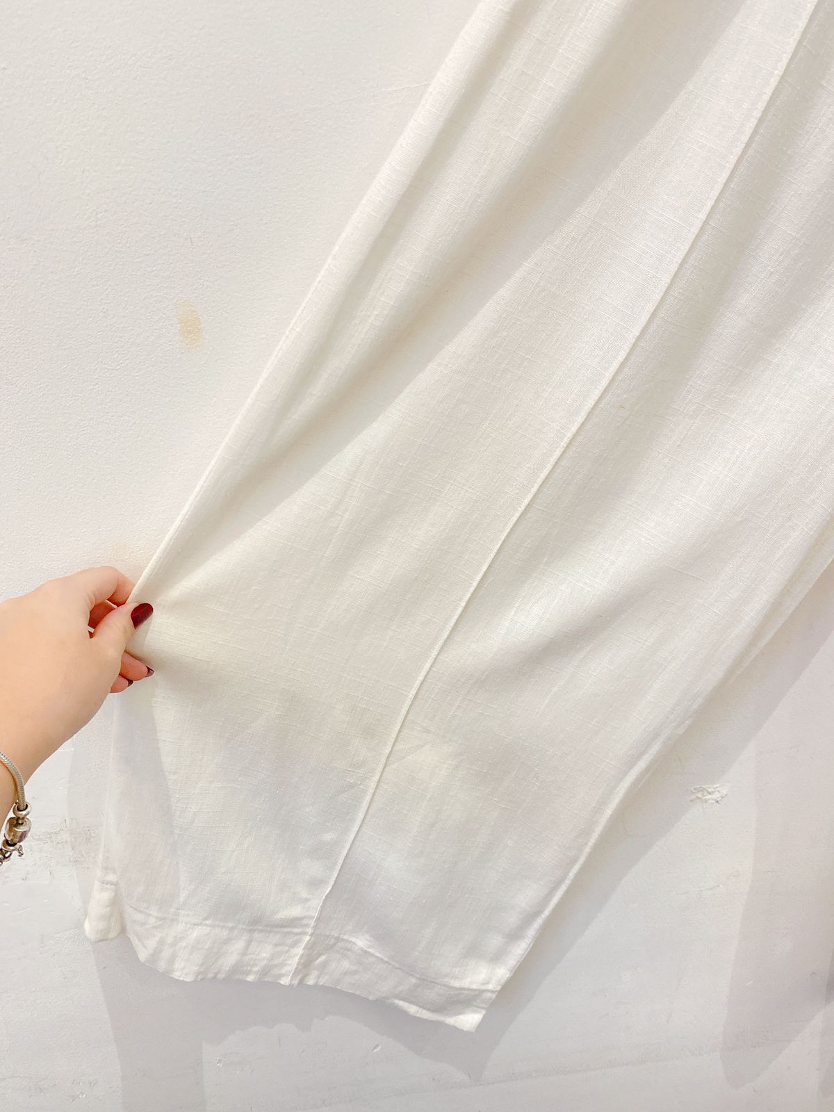 Pantalona off white Valônia Veras P