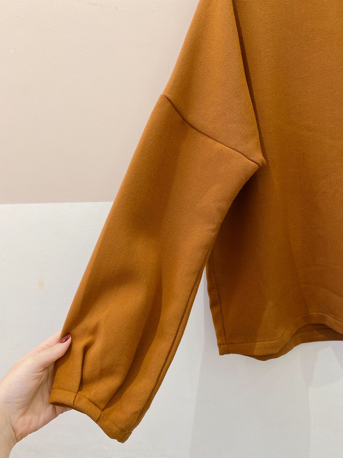 Blusa marrom moletom Gaya P