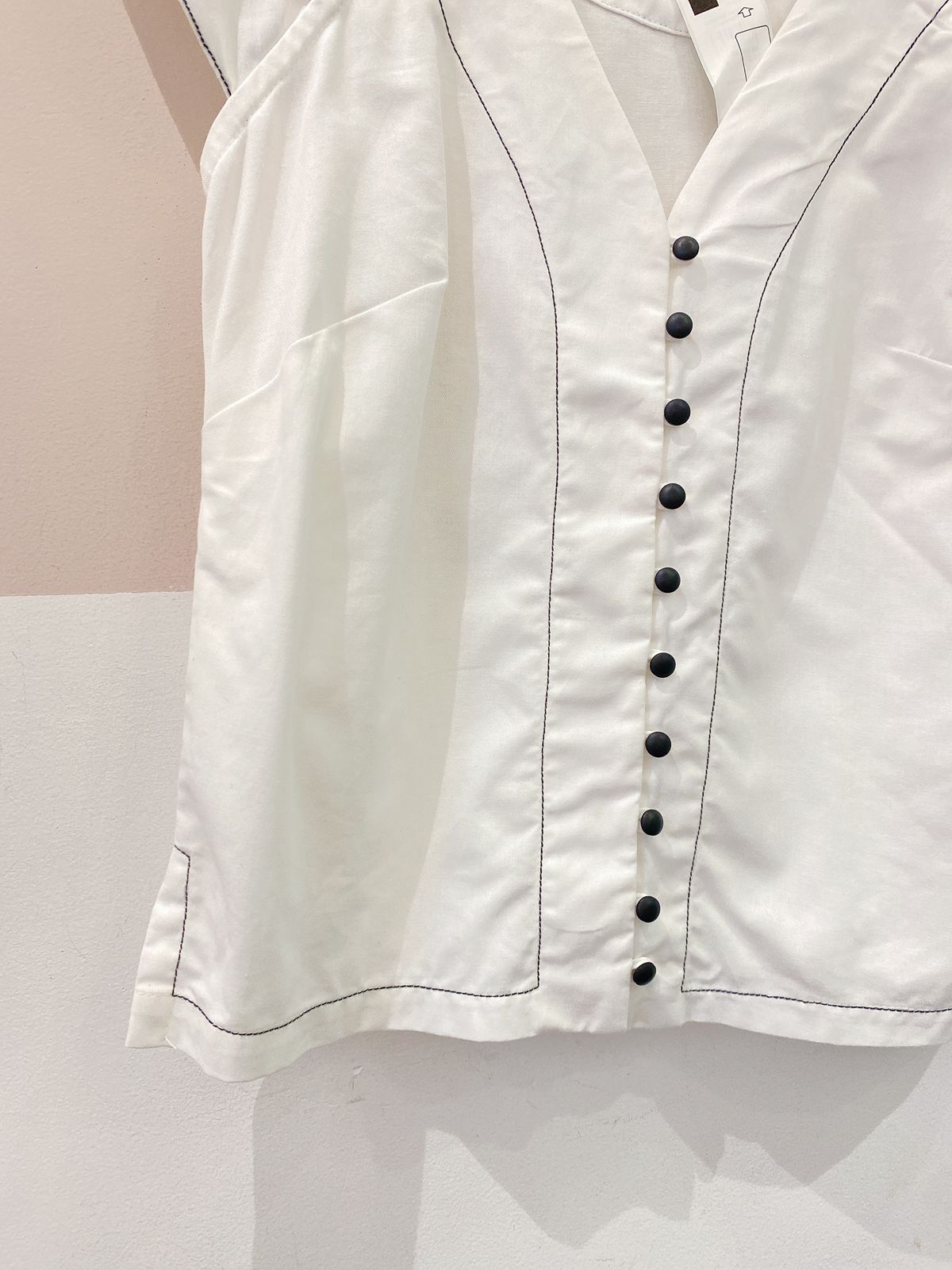 Camisa branca pesponto Peepou P