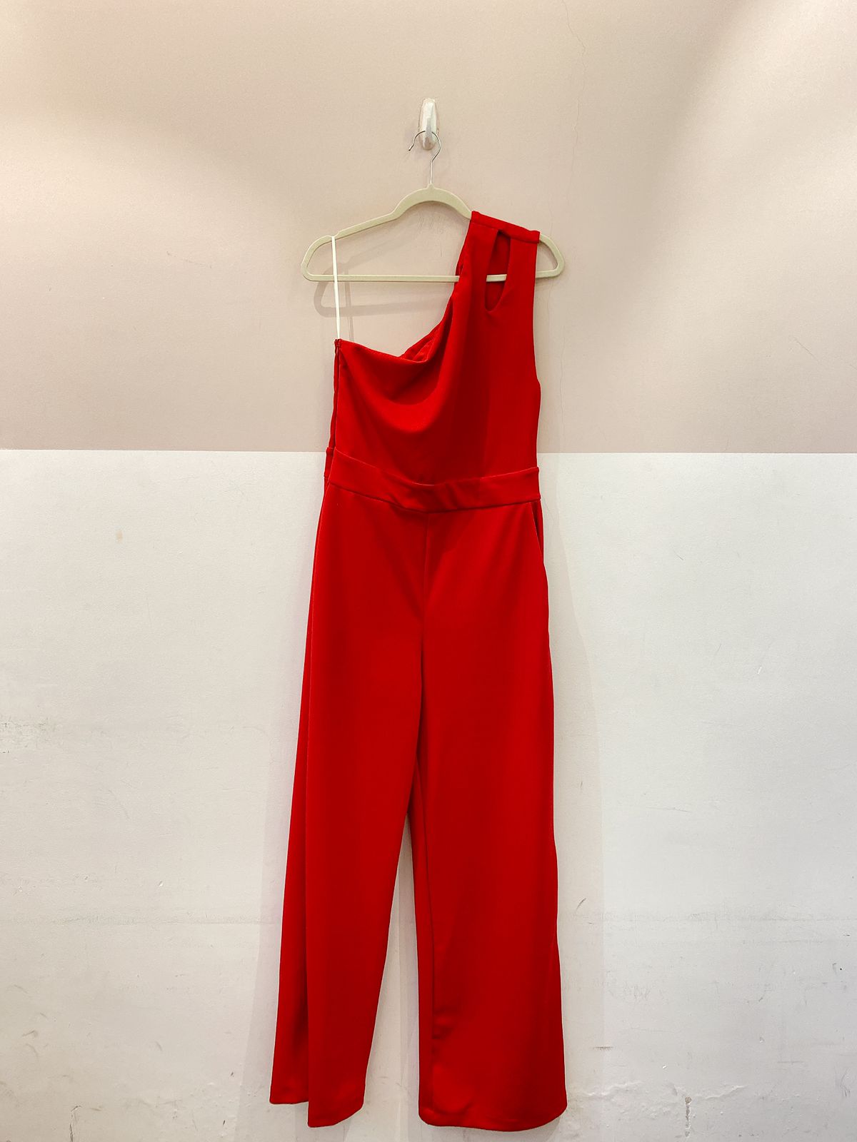 Macacão vermelho crepe AHA G