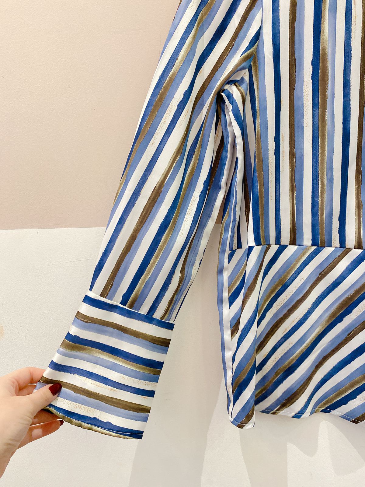 Bata listrada azul Zara P