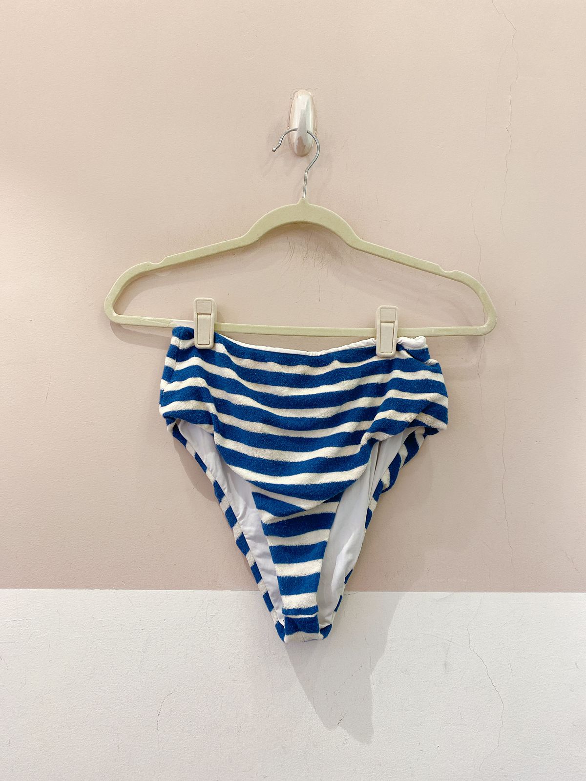 Biquíni azul atoalhado listras Peepou M