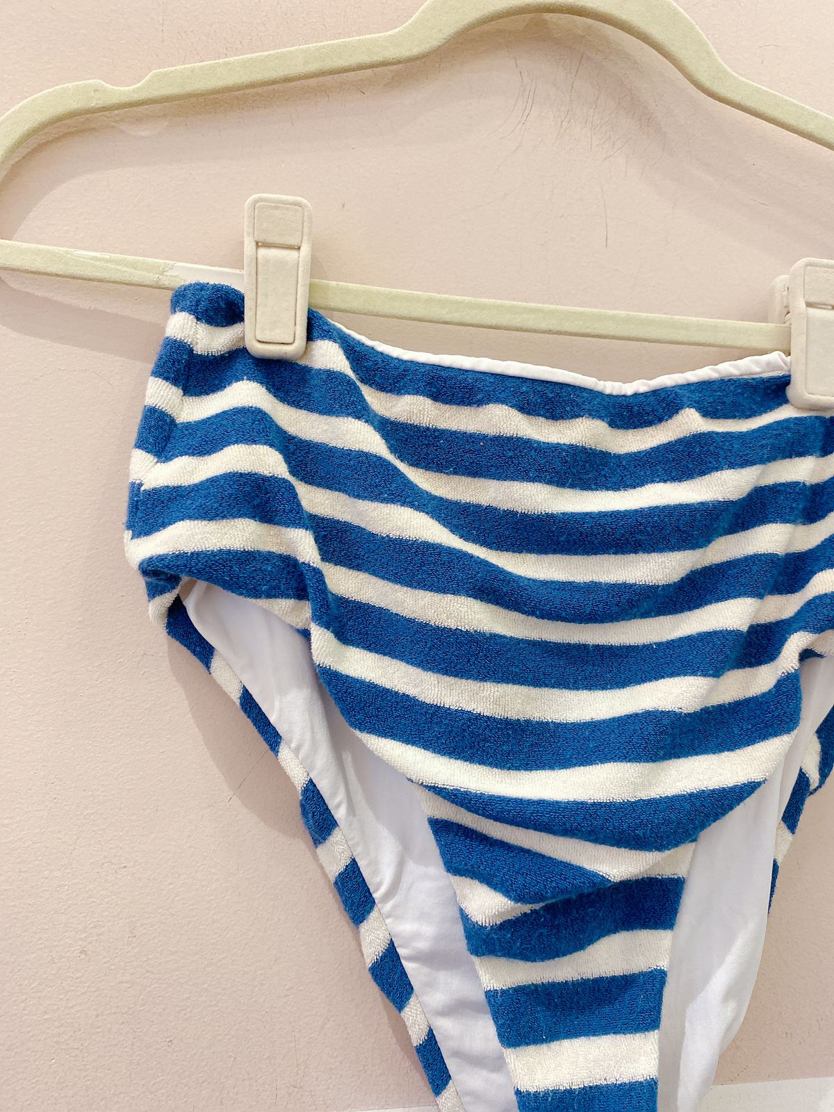 Biquíni azul atoalhado listras Peepou M