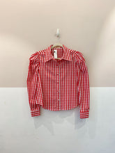 Camisa xadrez vermelha Carol Bassi M