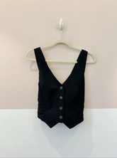 Cropped preto Lizie M