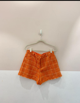 Short tweed laranja It Brand M