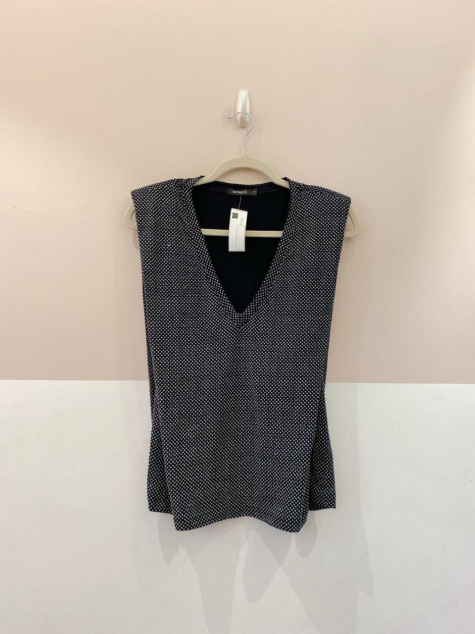 Regata preta brilhos Mixed G