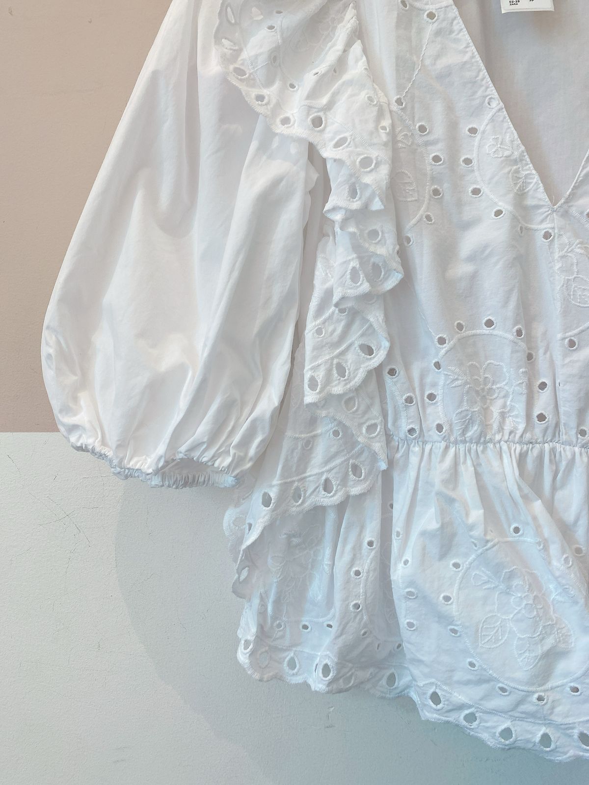 Bata branca laise Zara PP