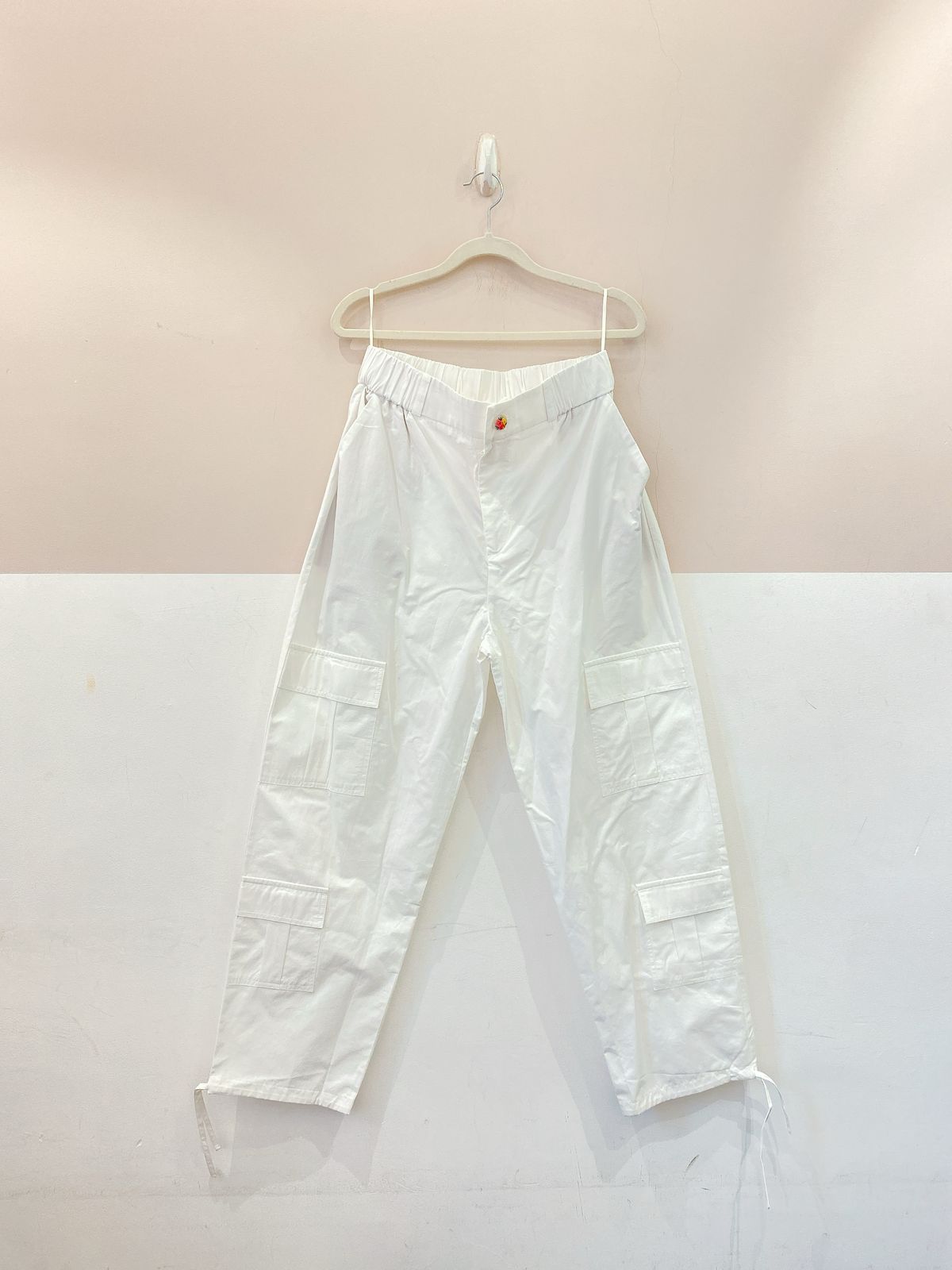 Calça cargo branca Pitta M