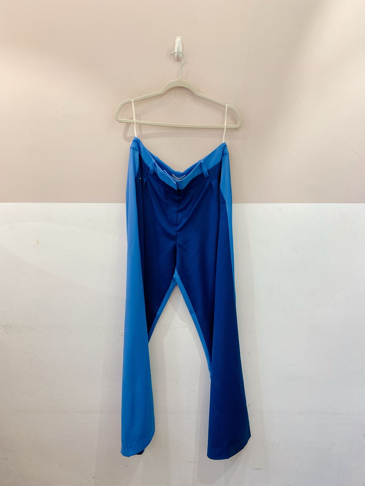 Calça azul gabardine NK 38