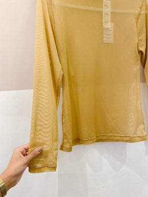 Blusa tule bege Pitta G