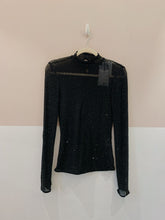 Blusa preto brilhos NK 36