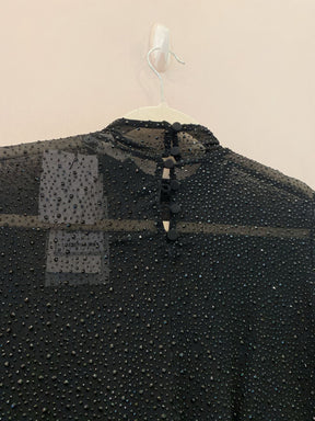 Blusa preto brilhos NK 36