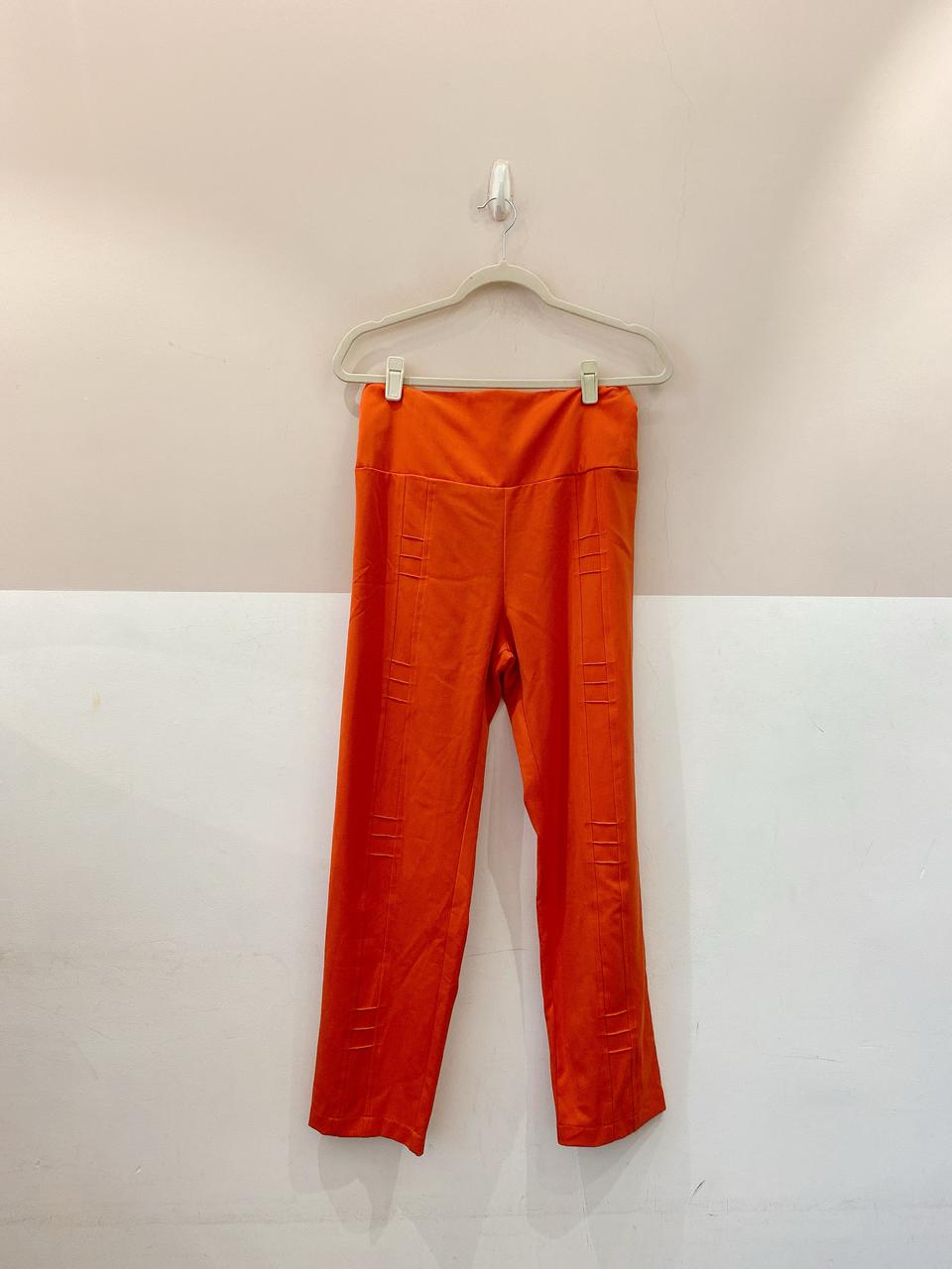 Calça terracota cós largo A. Niemeyer 34