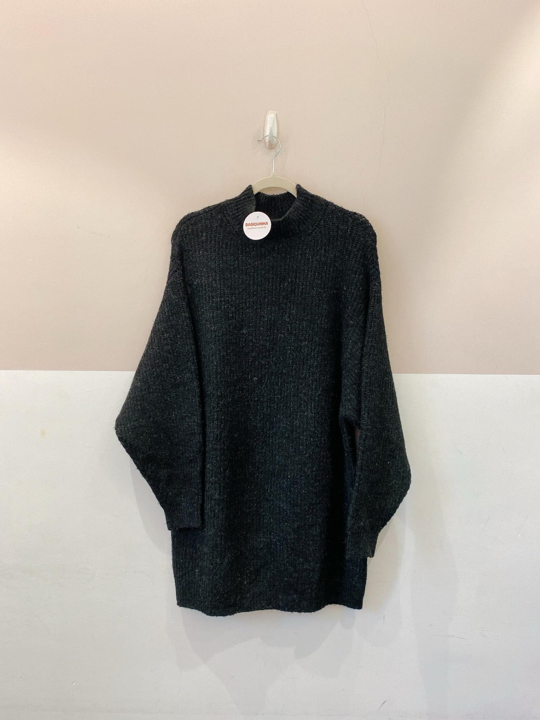 Tricot preto gola Zara P